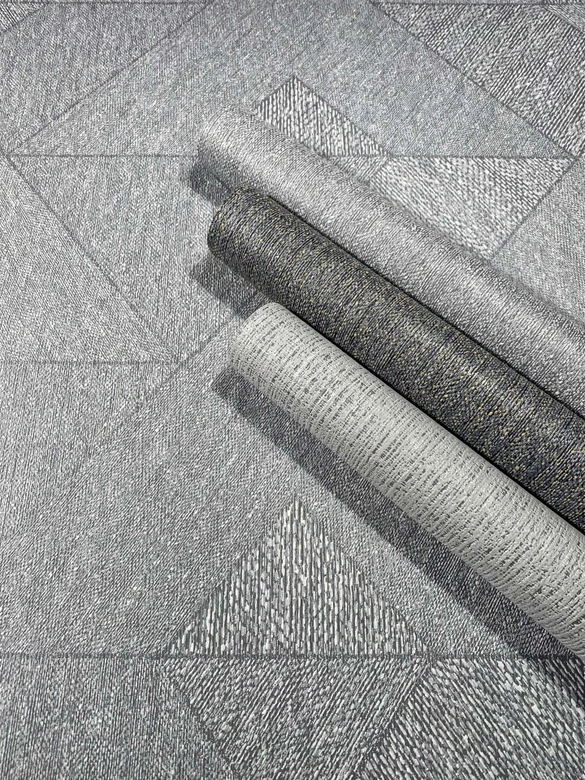 Vliestapete Uni, Textil Uni Klassisch in Grau 