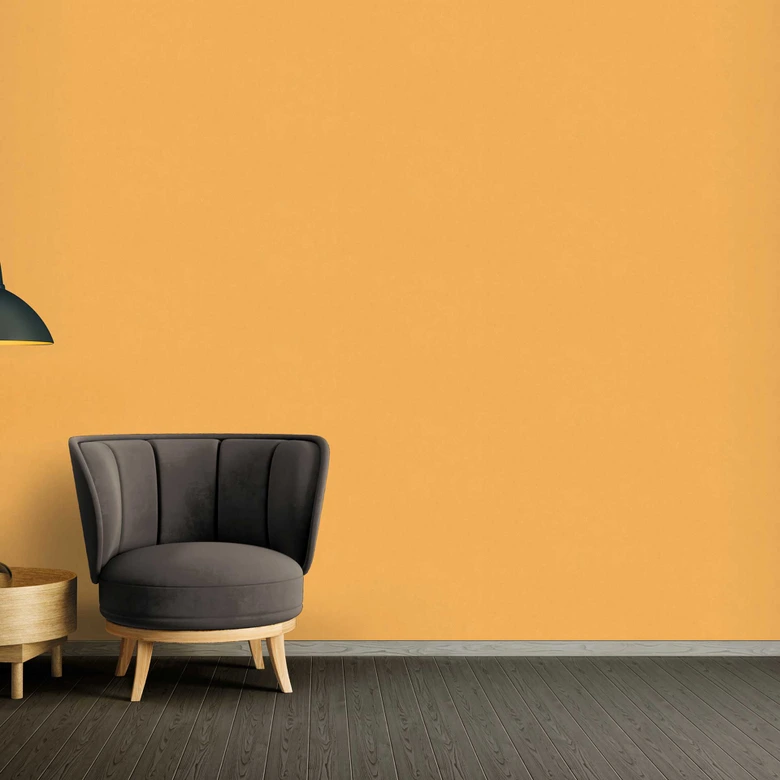 Non-woven plain yellow wallpaper - modern matt wallpaper - smooth wallpaper 