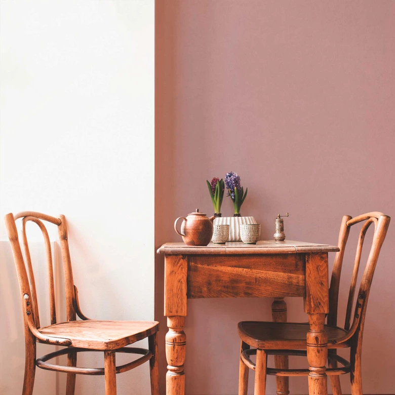 Non-woven wallpaper solid colour purple - smooth wallpaper - modern matt wallpaper 