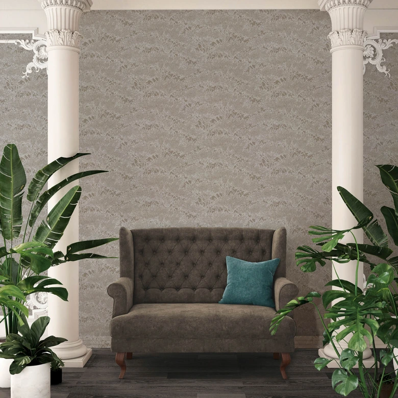 Architects Paper Papier Peint Design Absolutely Chic Graphique Gris Argent  