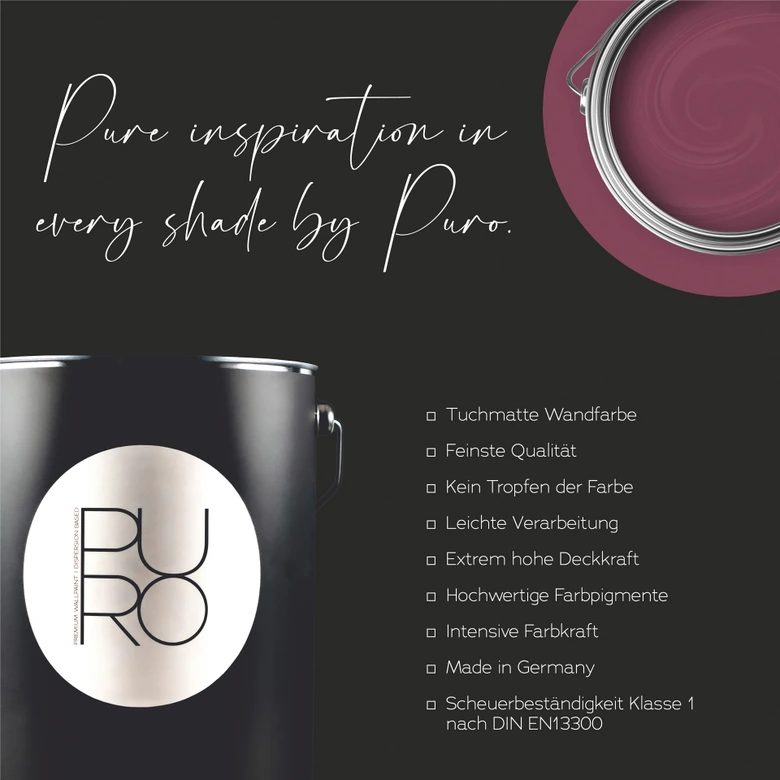 Premium muurverf violet - PURO c2012 lieflijk roze 