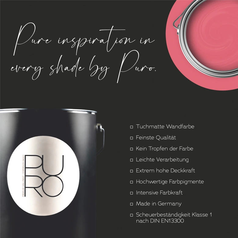 Premium vægmaling pink - PURO c2032 peachy pink 