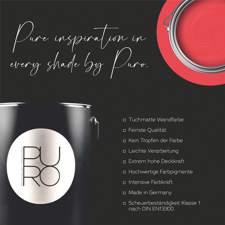 Premium muurverf roze - PURO c2033 perzikroze 