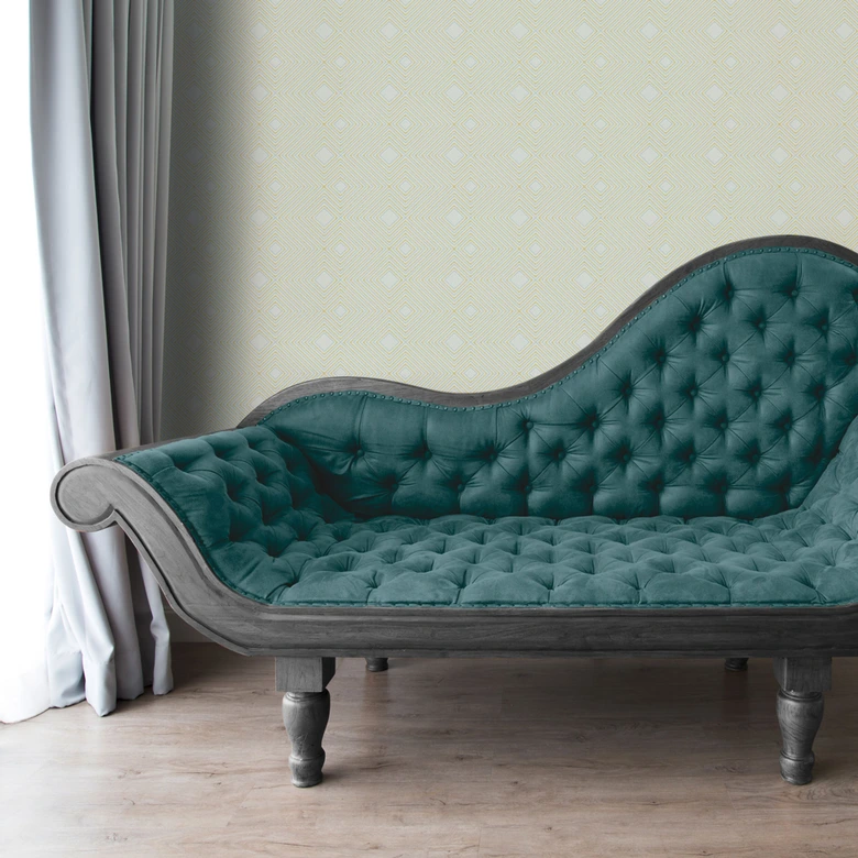 A.S. Création Attractive Papier peint intissé géométrique - or 