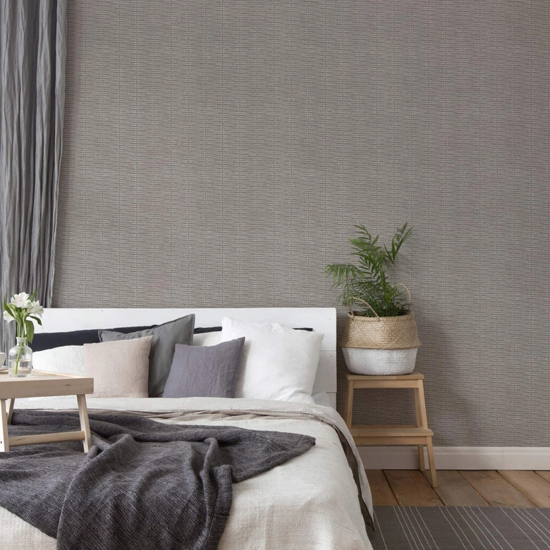 A.S. Création Ethnotapete #Hygge Vliestapete metallic, grau, beige 