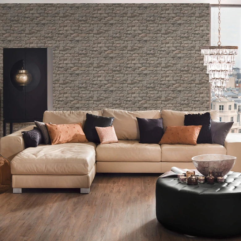 A.S. Création Behang il Decoro - Papierbehang - Steen 