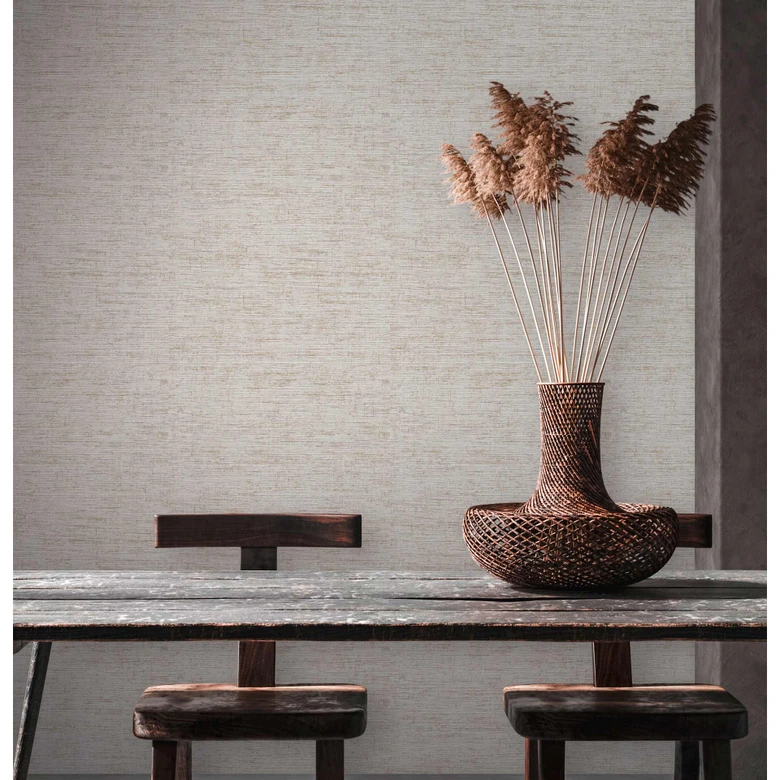 Tapeta flizelinowa Livingwalls Metropolitan Stories tapeta teksturowana Mio Tokio beżowa, szara, metaliczna 