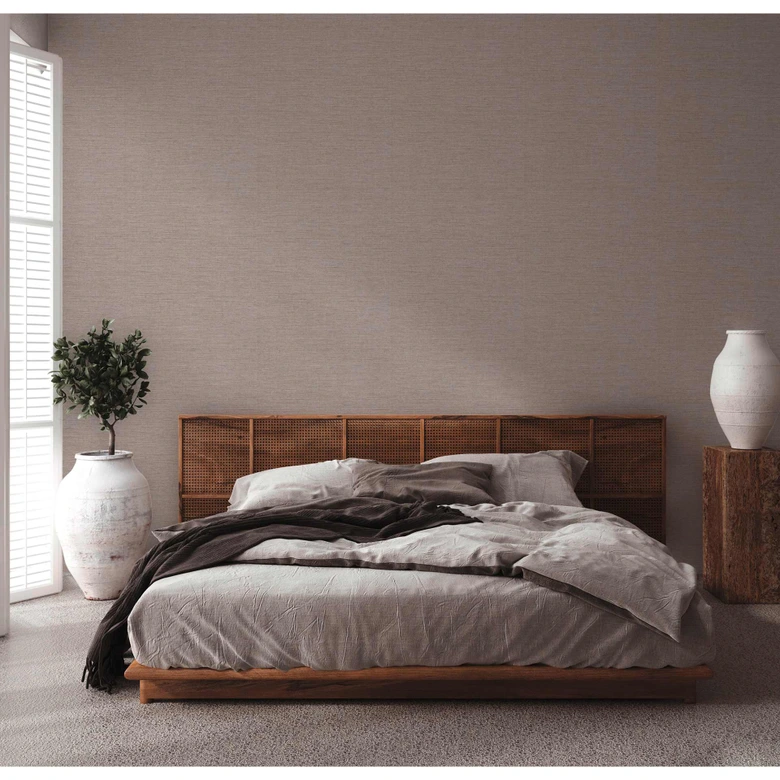 Livingwalls non-woven tapet Metropolitan Stories strukturerad tapet Mio Tokio brun, metallic 