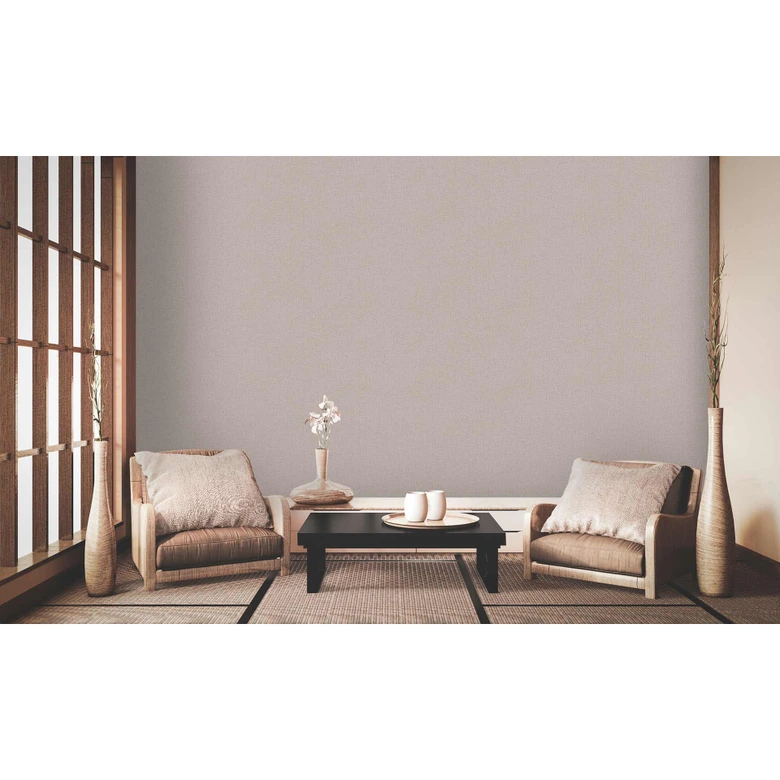 Papel pintado tejido-no tejido de Livingwall Papel pintado unicolor de la unidad Metropolitan Stories Ava New York beige 