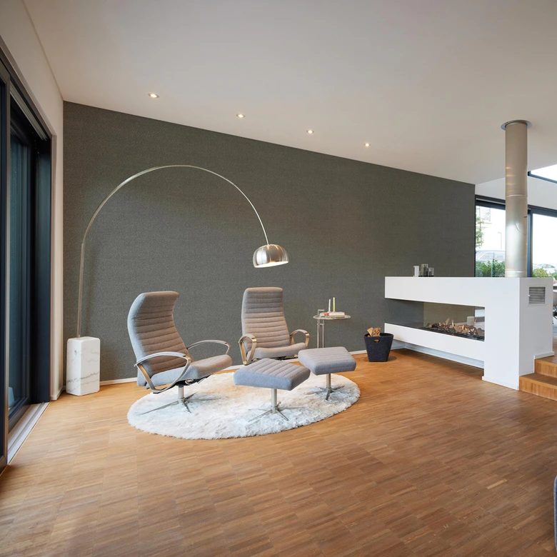 Livingwalls Mustertapete My Home My Spa Vliestapete Natural Cosy Home dunkelgrau, gold 