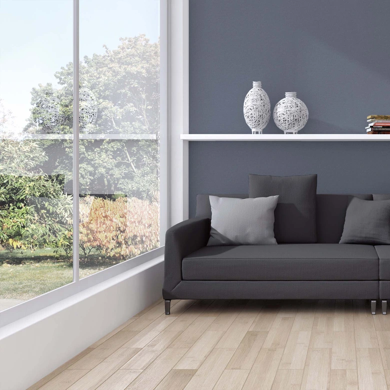 Blå sovrum tapeter - modern non-woven tapet tyg utseende  