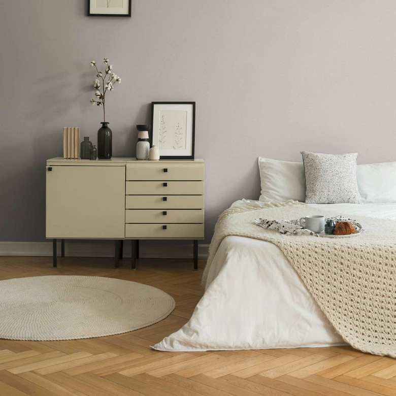 Einfarbige Tapete Grau - Unitapete Esszimmer - Vliestapete Wohnzimmer Büro 