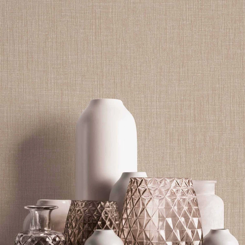 Daniel Hechter Papier peint uni Beige  