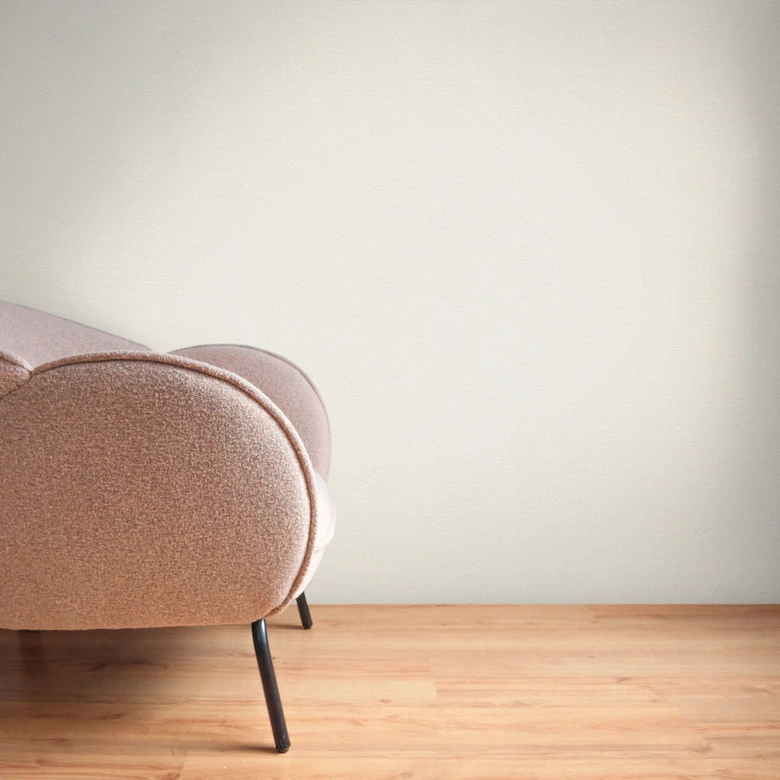 Nowoczesna tapeta biały krem - gładka tapeta z włókniny monochromatyczny salon 