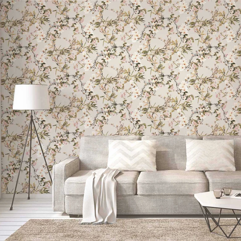 Michalsky Living - Fleecetapet Dream Again Tapet blomstermønster 