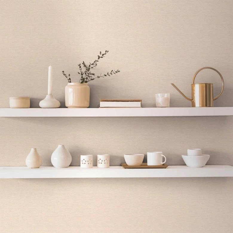 Vliestapete rosa einfarbig, Unitapete Björn, A.S. Création 