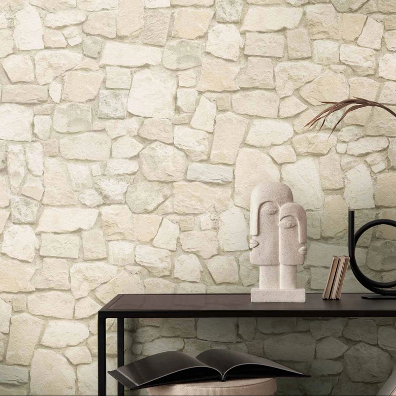 A.S. Création Il Decoro Papier peint effet brique - Beige 