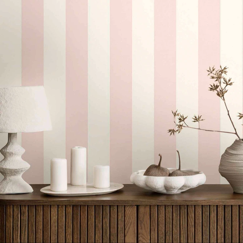 A.S. Création Vliestapete Trendwall 2 Streifentapete gestreift rosa, weiß 