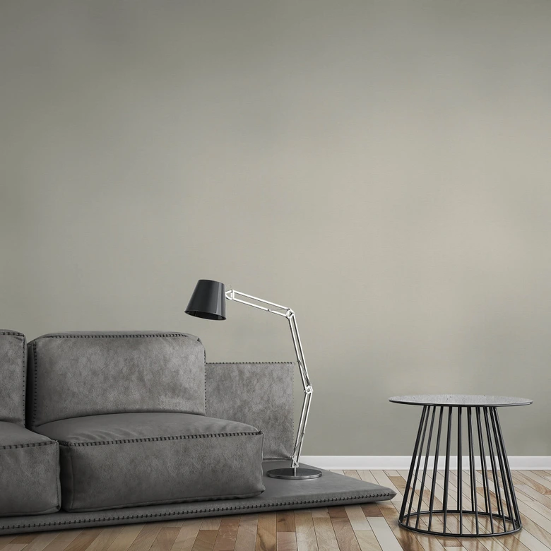 A.S. Création Vliestapete Greenery Unitapete einfarbig beige, grau 