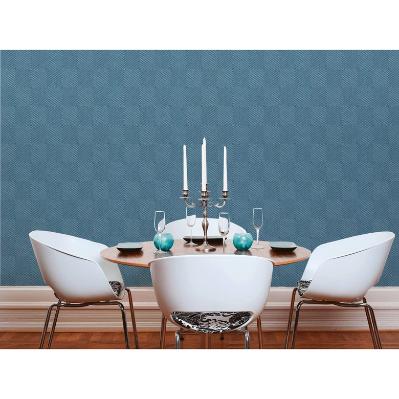 Livingwalls papier peint intissé Metropolitan Stories papier peint Nils Olsson Copenhague bleu;métallisé 