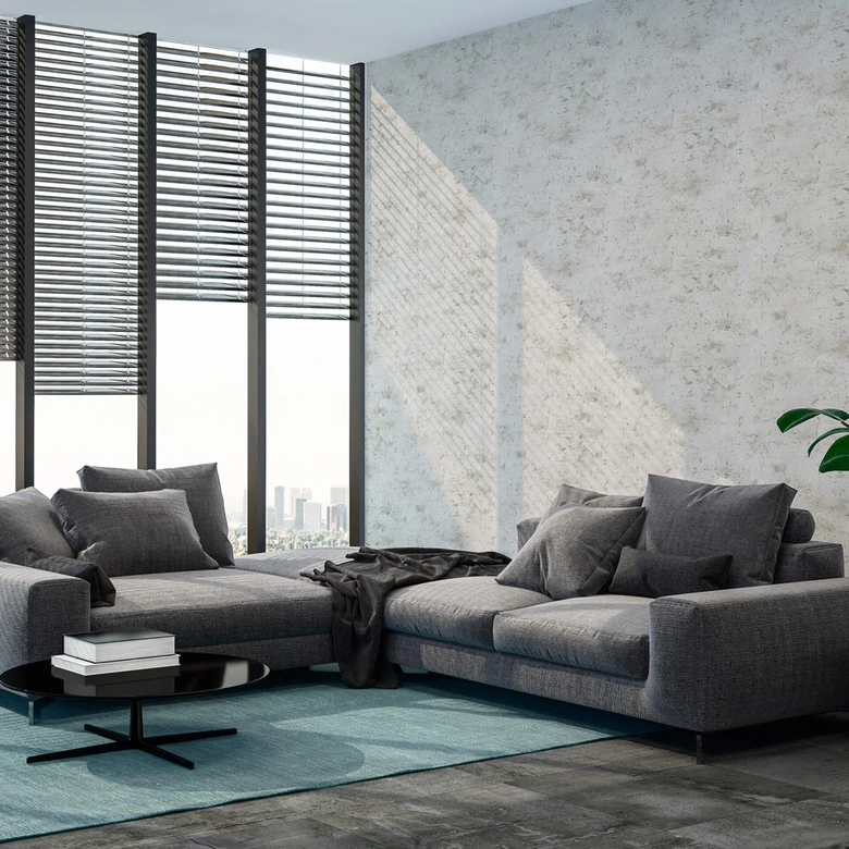 Papel pintado tejido-no tejido Livingwalls New Walls Papel pintado Loft Living en gris hormigón 