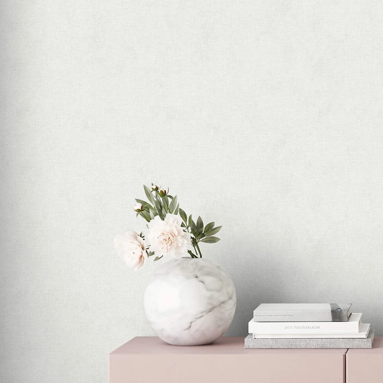 Livingwalls Vliestapete New Walls Unitapete einfarbig grau 