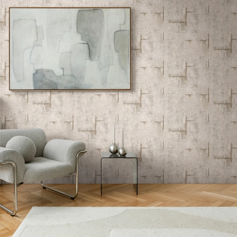 COSMOPOLITAN Papier peint intissé gris imitation béton - Urban Loft Industrial Vintage papier peint 