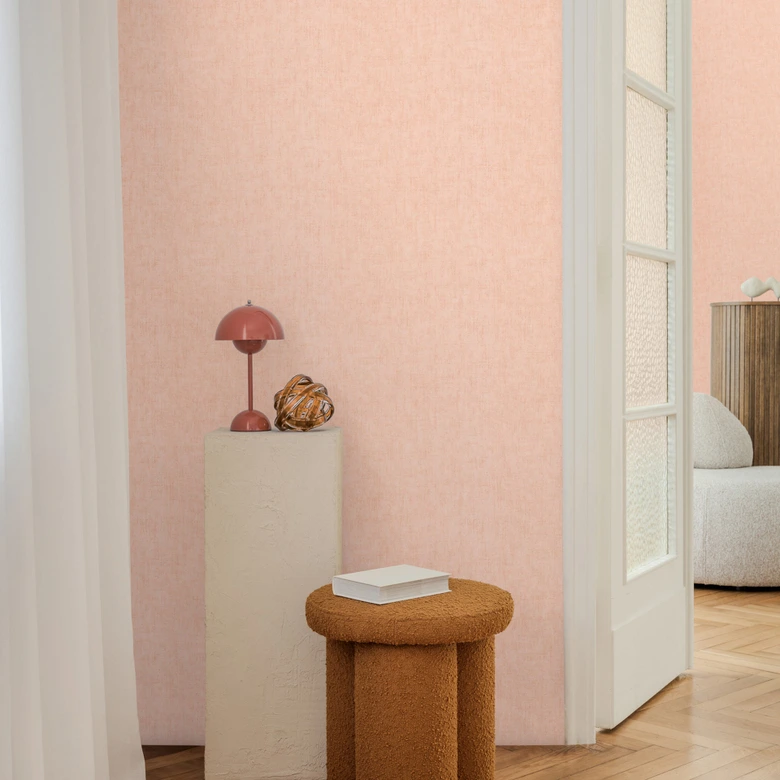 COSMOPOLITAN wallpaper apricot pink - modern non-woven wallpaper living room bedroom 