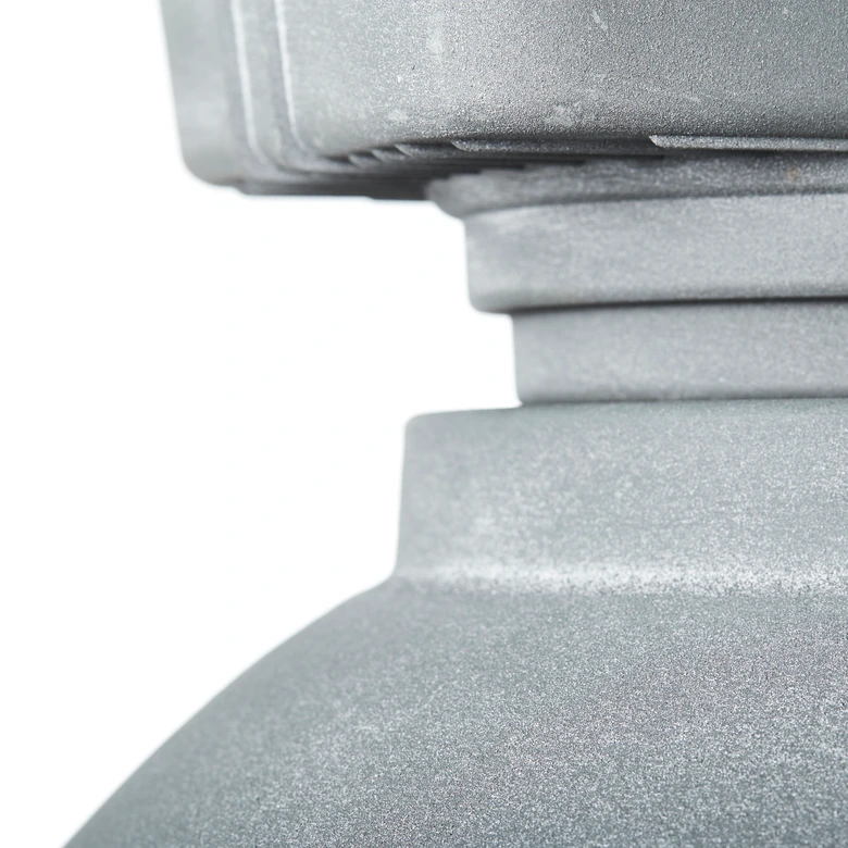 Pendelleuchte Alma, grau, 130 x 47,5 cm, Metall Pendellampe, dimmbar 