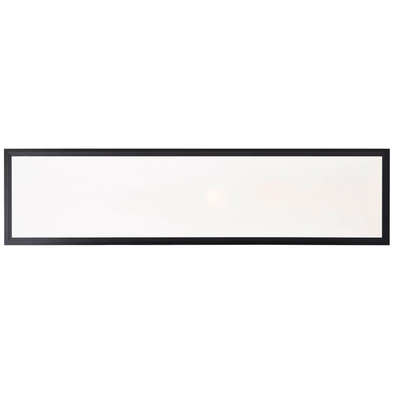 Deckenleuchte Clara, schwarz, 100 x 25 cm, Metall LED Deckenleuchte, dimmbar 