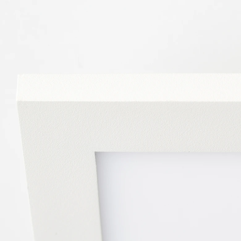 Deckenleuchte Constantin, weiß, 39,5 x 39,5 cm, LED Panel, Warmweiß, dimmbar 