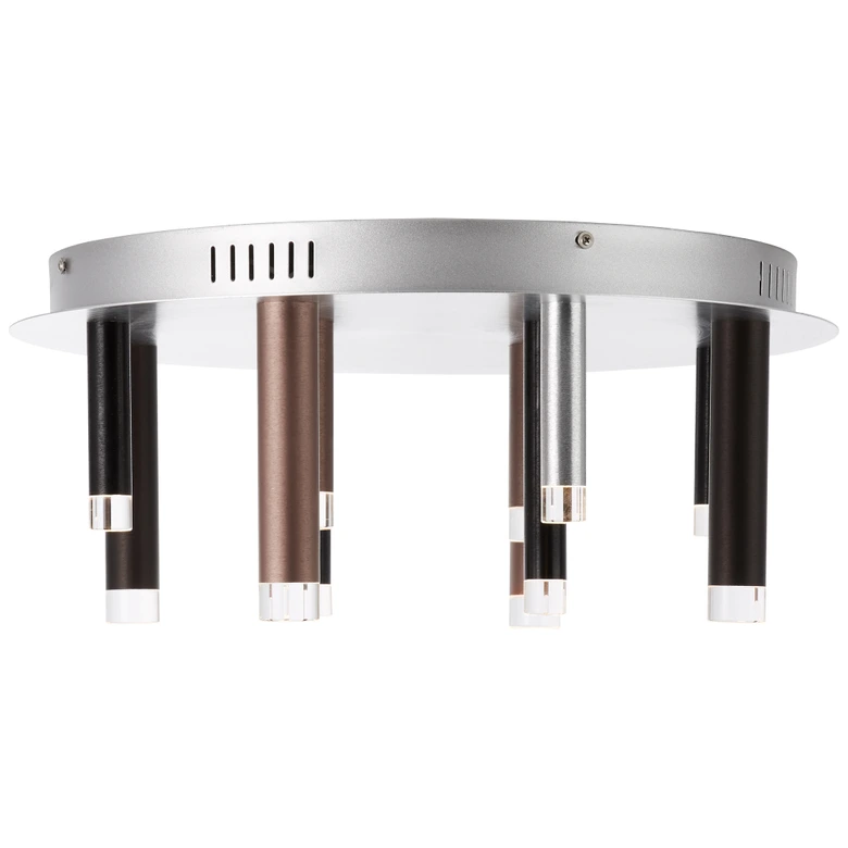 Deckenleuchte Eddy, braun, 21,5 x 50,5 cm, Metall Deckenlampe 