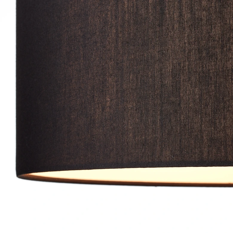 Pendelleuchte Enno, schwarz, 115 x 40 cm, Textil Pendelleuchte 