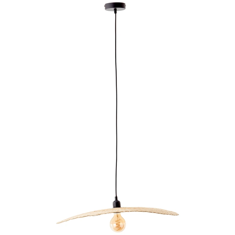 Bambus Pendelleuchte Jonte, braun,  ⌀ 60 cm, Pendellampe 