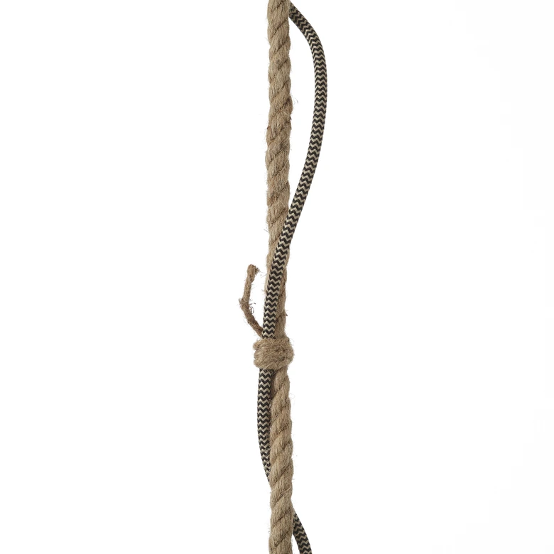 Pendelleuchte Lorenz, braun, 110 x 59 cm, Holz Pendelleuchte 