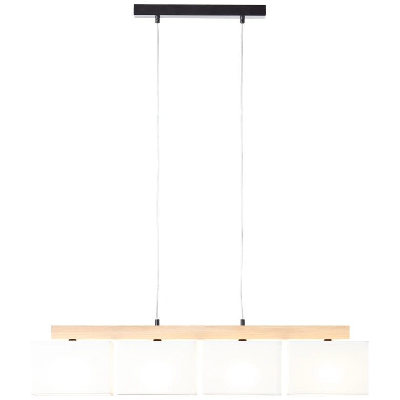 Pendelleuchte Matthias, beige, 113 x 95 cm, Textil Pendellampe 