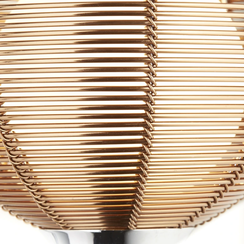 Wandleuchte Maxime, braun, 29,5 x 16 cm, Glas Wandlampe, dimmbar 