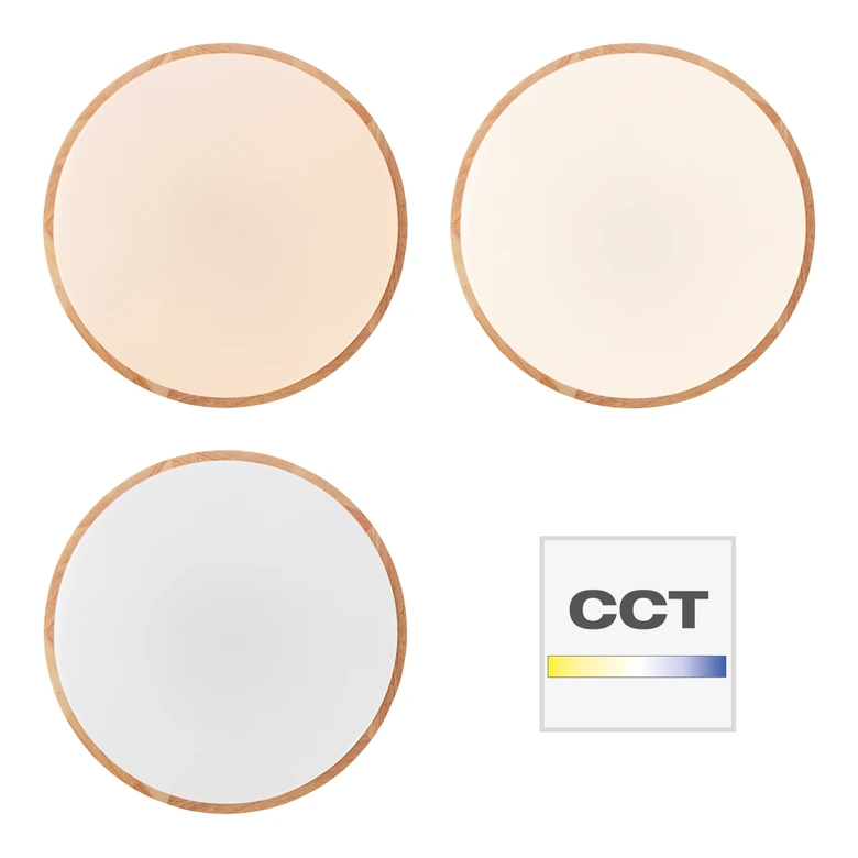 Wand- und Deckenleuchte Niklas, braun, 8,5 x 49 cm, Deckenlampe, dimmbar 