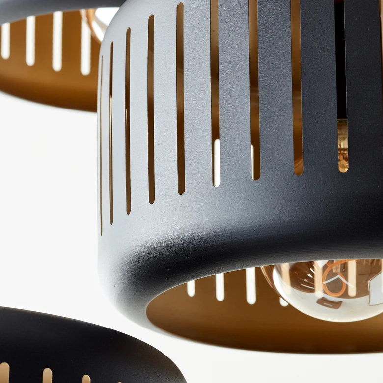 Pendelleuchte Silvio, gold, 120 x 52 cm, Metall Pendelleuchte 