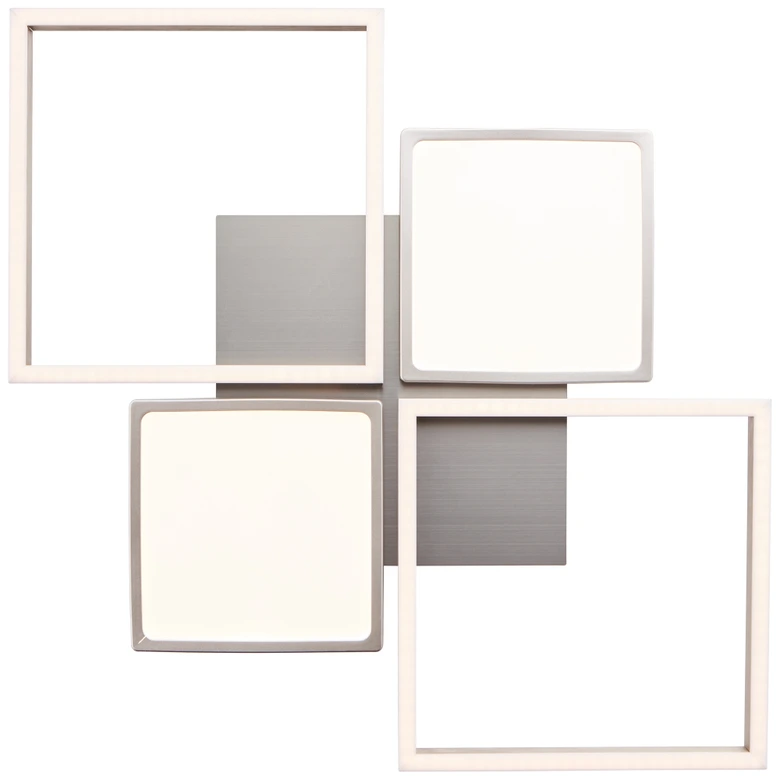 Deckenleuchte Yara, metallic, 6 x 51 cm, Metall Deckenlampe, dimmbar 