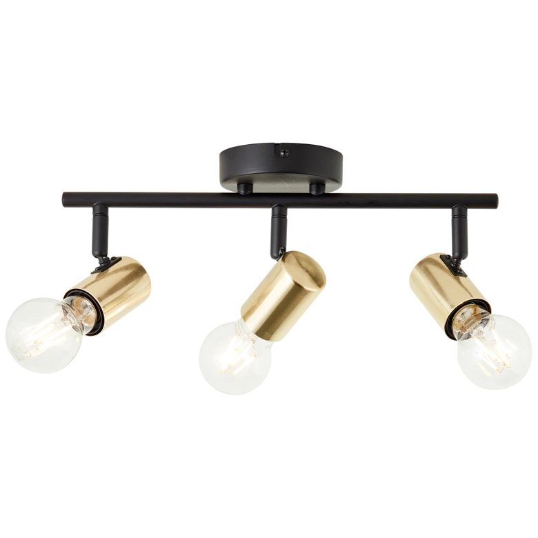 Deckenleuchte Karl, gold, 35,5 x 14,5 cm, Metall Lampe 