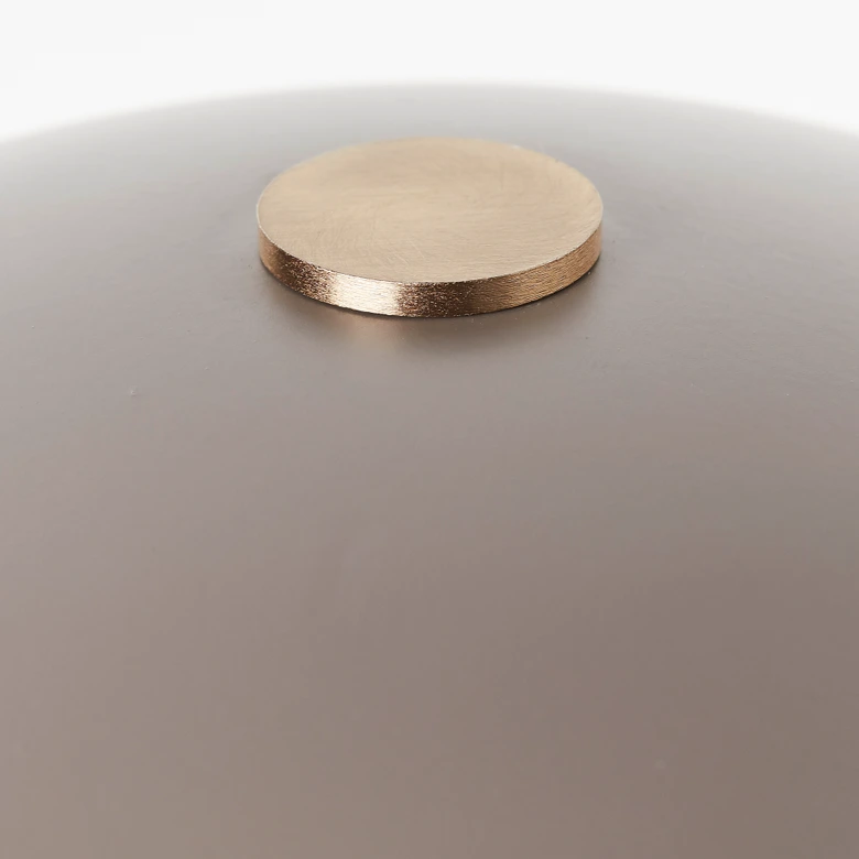 Tischleuchte Lasse, gold, 35,5 x 20,3 cm, Metall Pilzlampe 