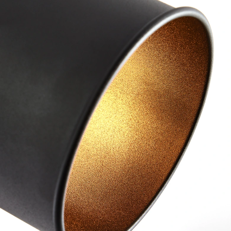 Deckenleuchte Mia, schwarz, 18 x 35 cm, Metall Innenleuchte 