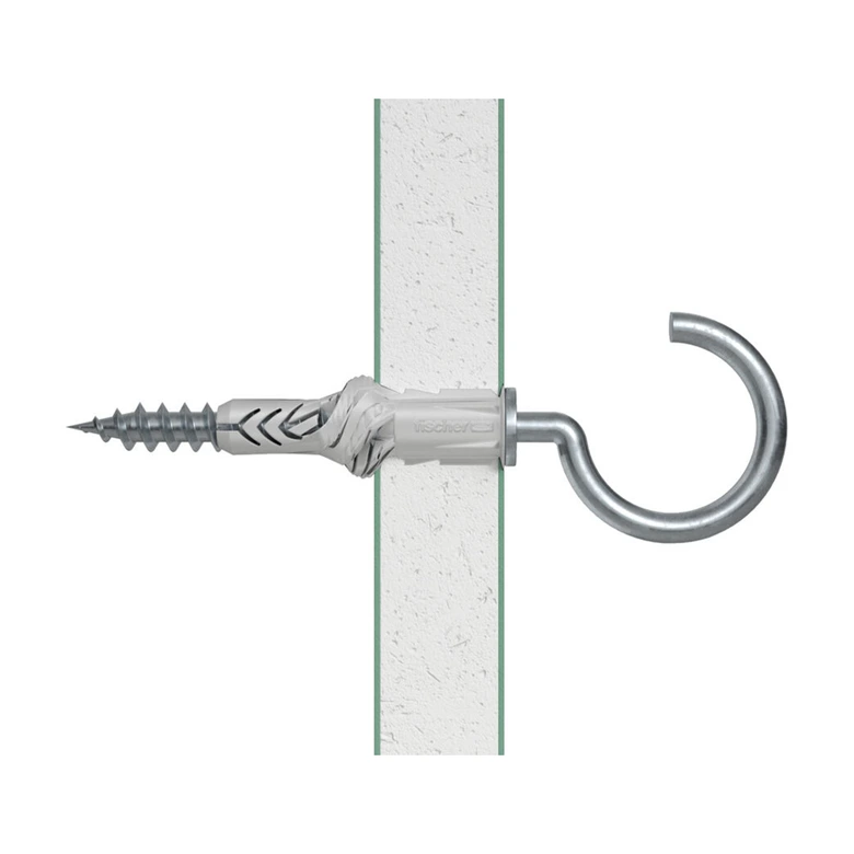 fischer - Uniwersalna wtyczka UX 6 x 35 RH z okrągłym hakiem 