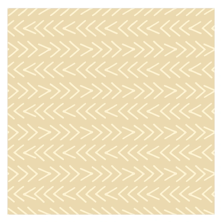 Kakeldekorer Boho - Fiskbensmönster enkelt - sand (matt) - set om 12 Matt | 20x20 cm