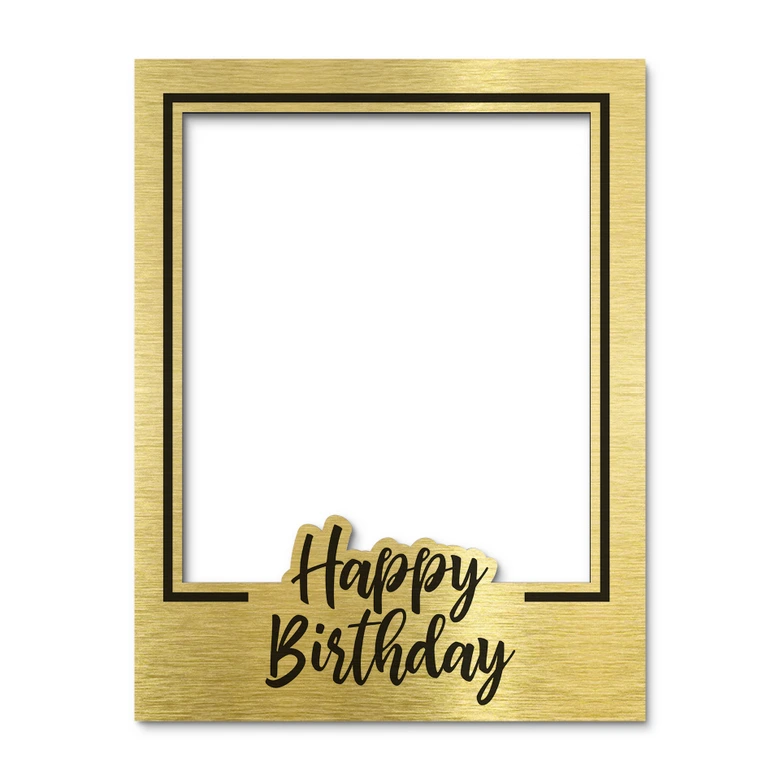 Fotorahmen Happy Birthday - Partydeko für Geburtstagsfeier 