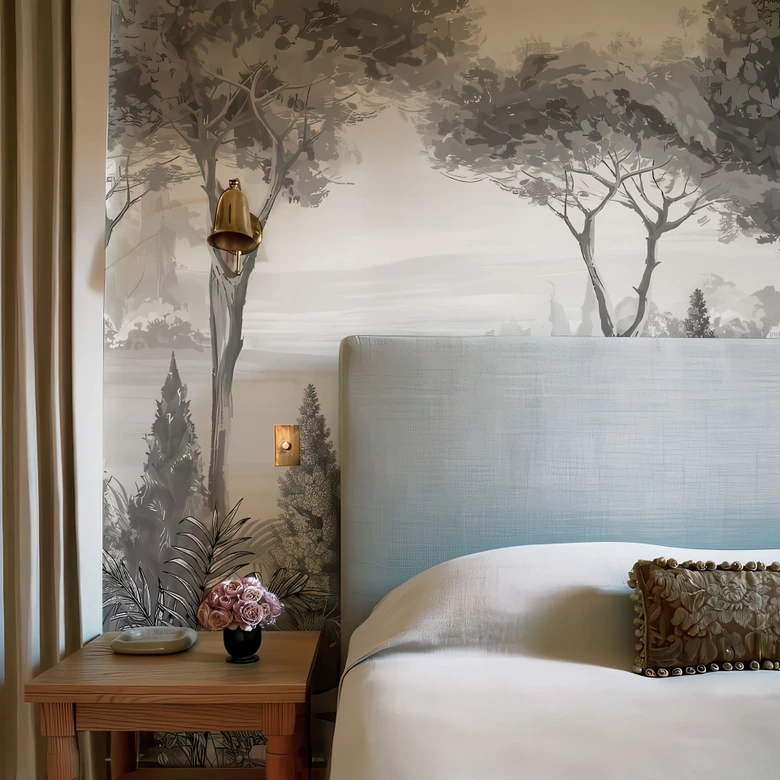 Fototapete Idyllische Pflanzenlandschaft - Ms Tiff 