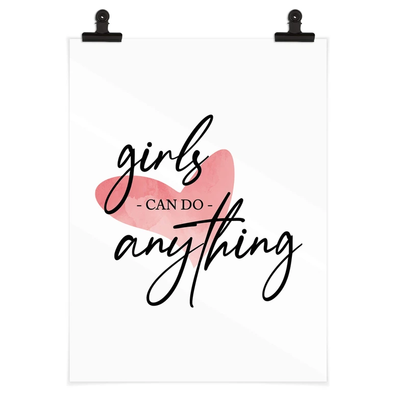 Poster Girls can do anything 