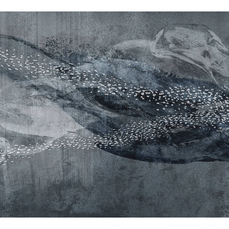 Guido Maria Kretschmer Fototapete Art Edition Deep Sea silber 