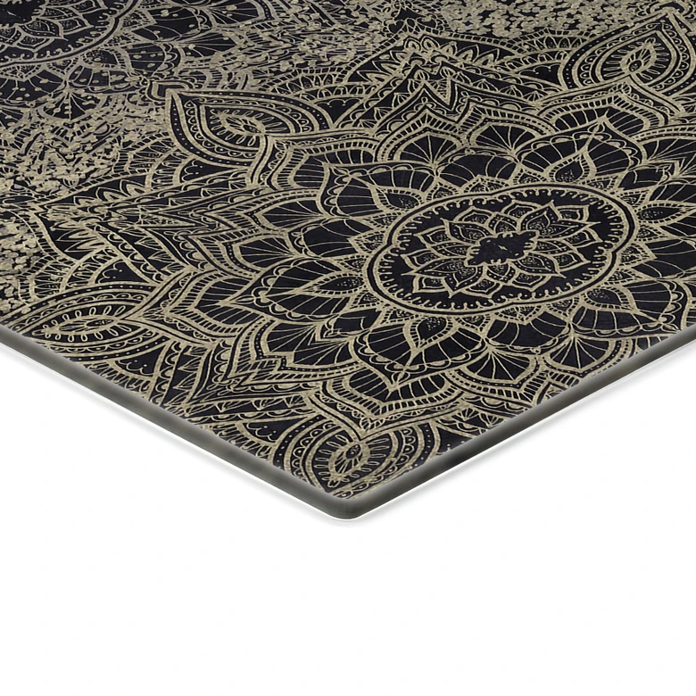 Herdabdeckplatte Mandala Boho Antikgold - Bloomery Decor 